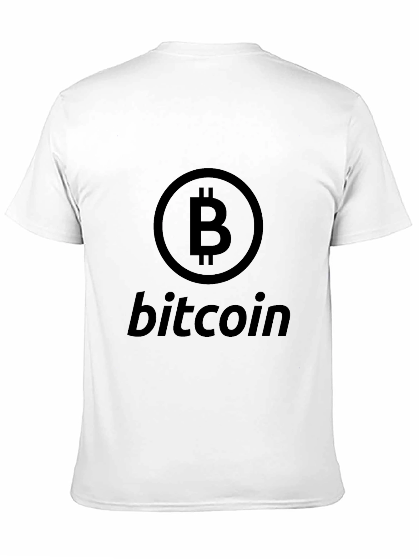 Bitcoin Crypto Black Graphic T-Shirt