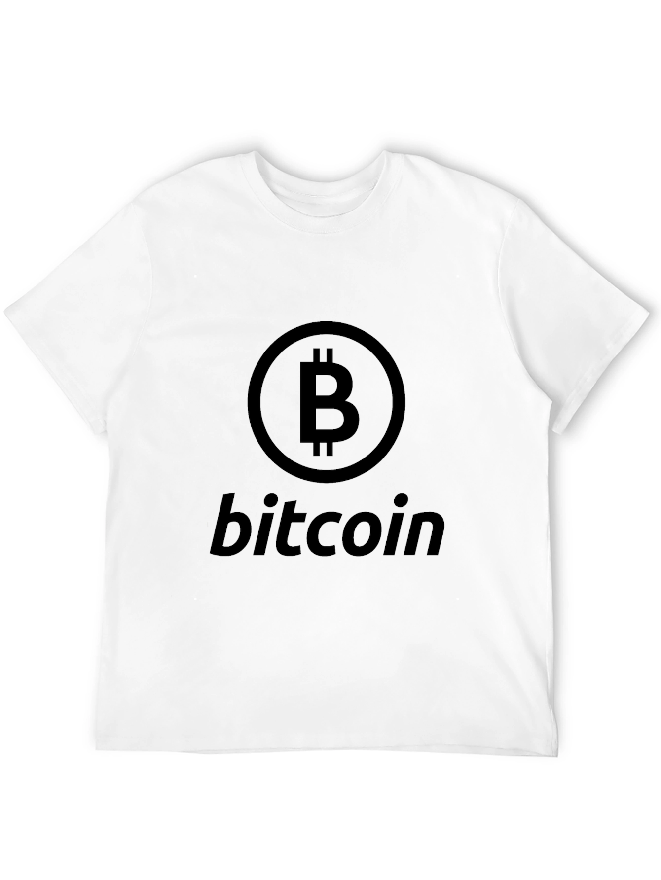 Bitcoin Crypto Black Graphic T-Shirt