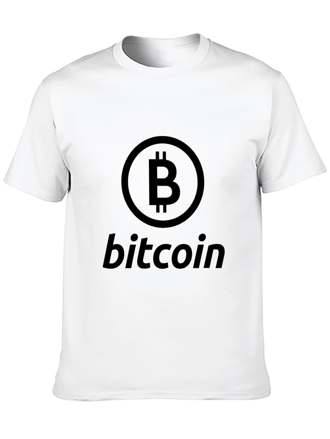 Bitcoin Crypto Black Graphic T-Shirt