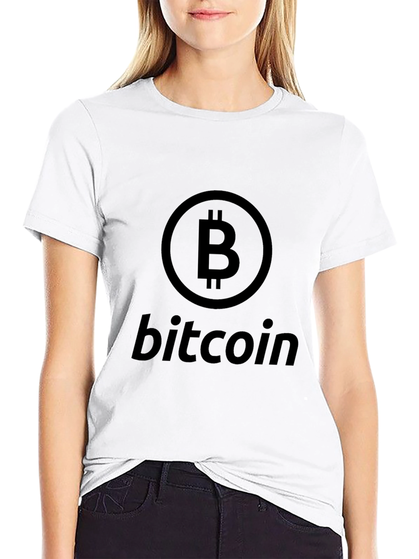 Bitcoin Crypto Black Graphic T-Shirt