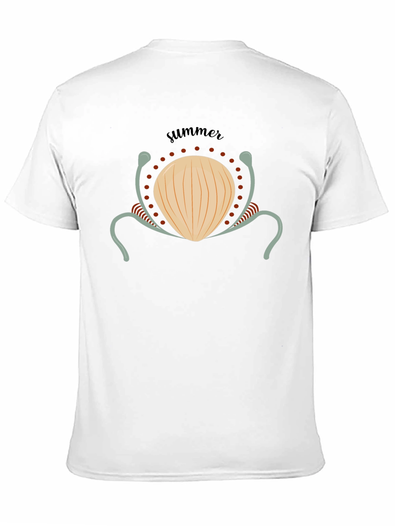 Summer Shell Graphic Tee - Black