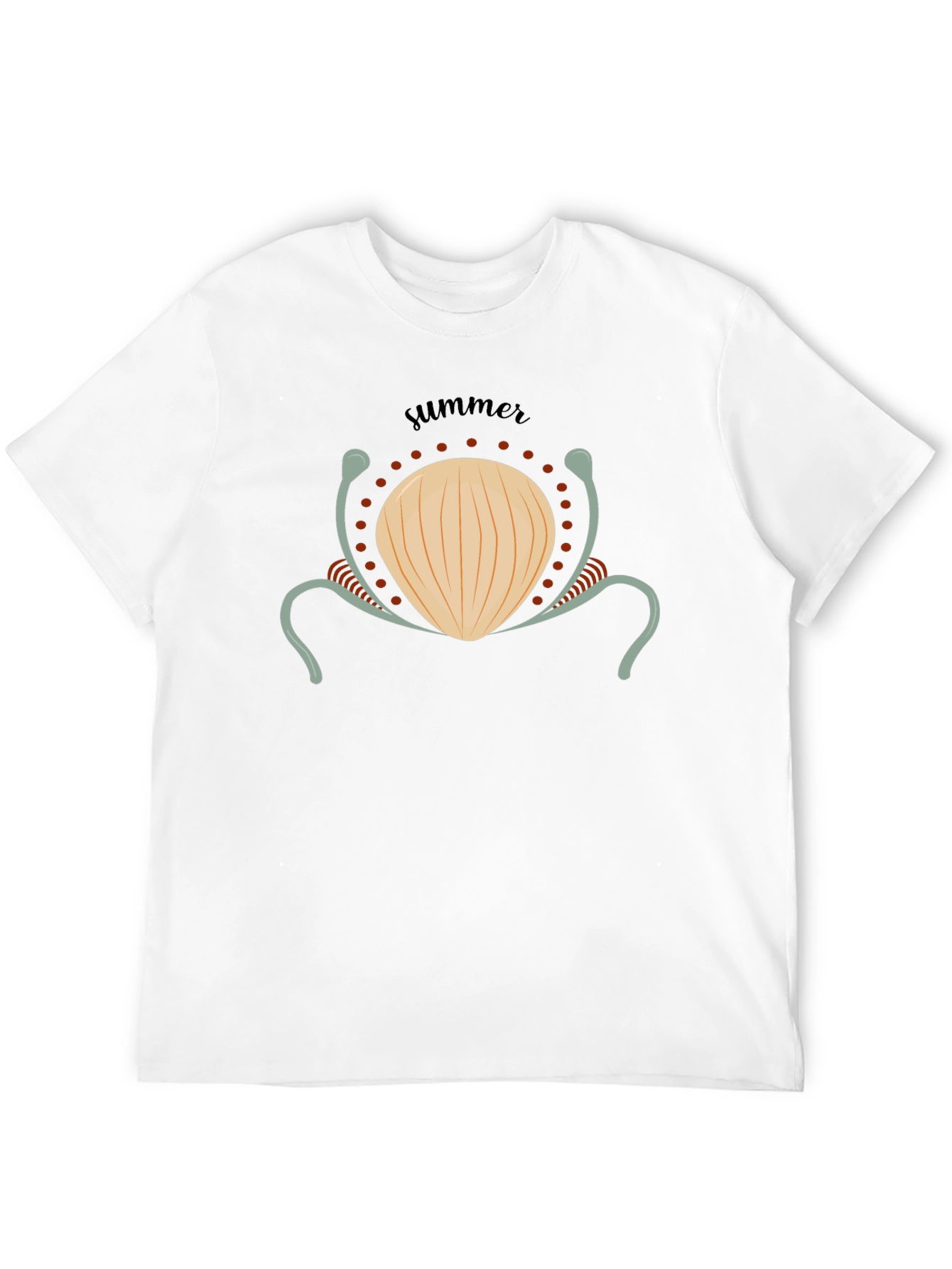 Summer Shell Graphic Tee - Black