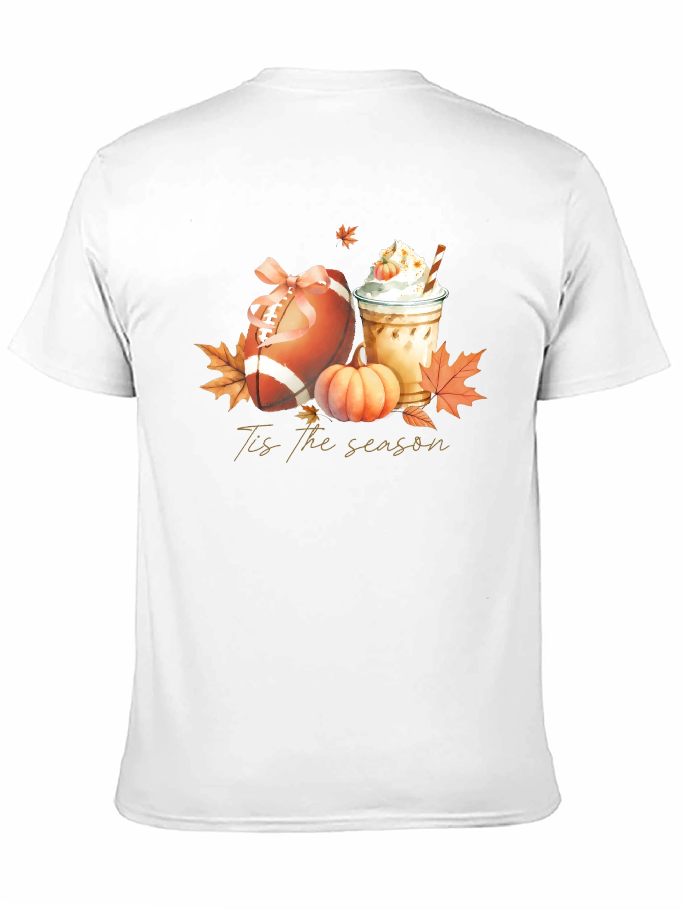 Tis The Season Football & Pumpkin Spice T-Shirt