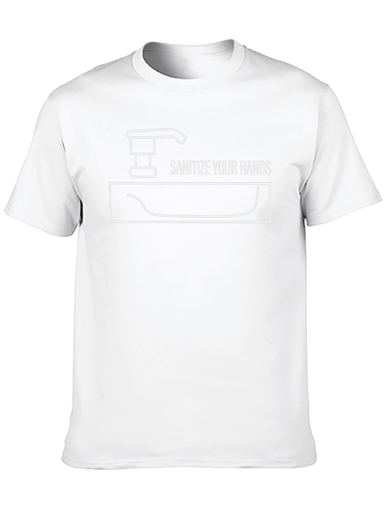 Sanitize Your Hands Graphic Tee - Wash Your Hands