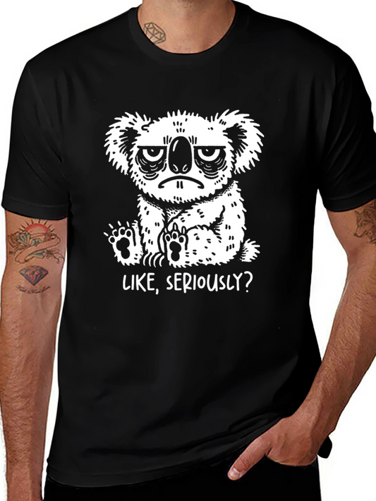 Grumpy Koala T-Shirt - Like Seriously?