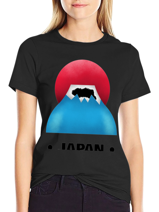 Japan Mt. Fuji Graphic Tee - Casual Cool Style