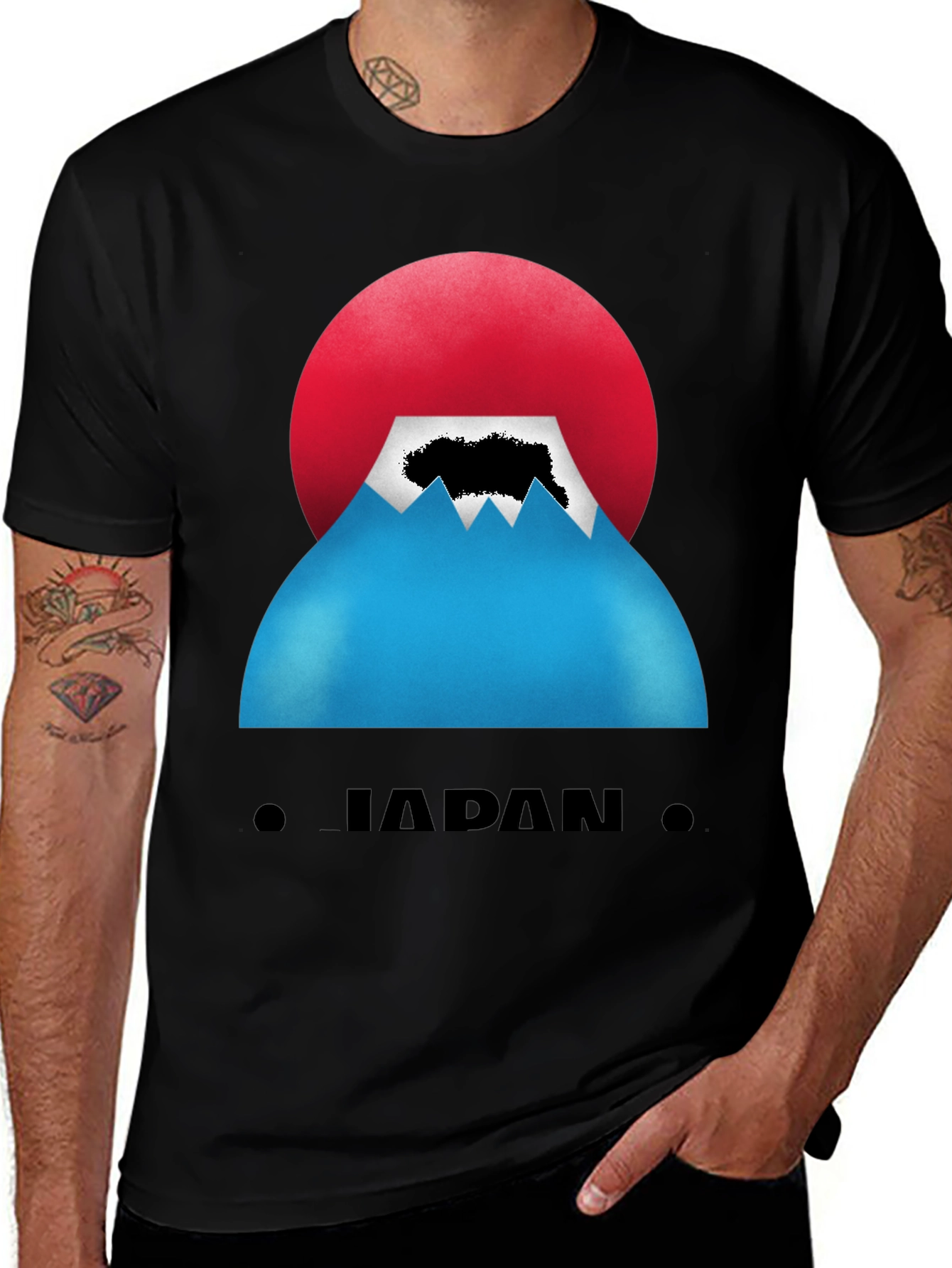 Japan Mt. Fuji Graphic Tee - Casual Cool Style