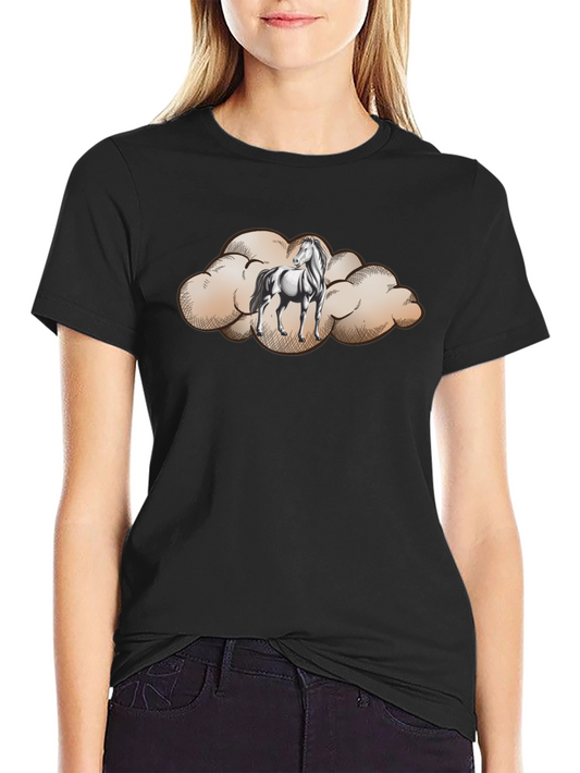 Cloud Horse Graphic Tee - Unique Design
