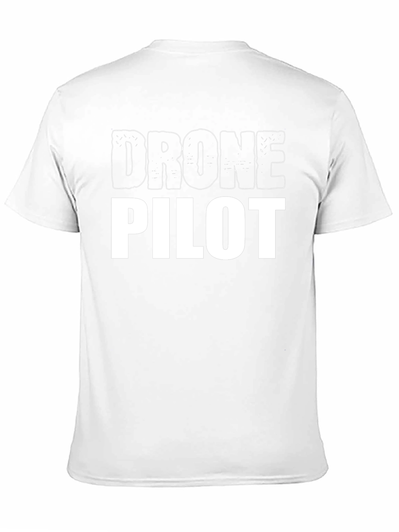 Drone Pilot T-Shirt - Black Crew Neck Tee