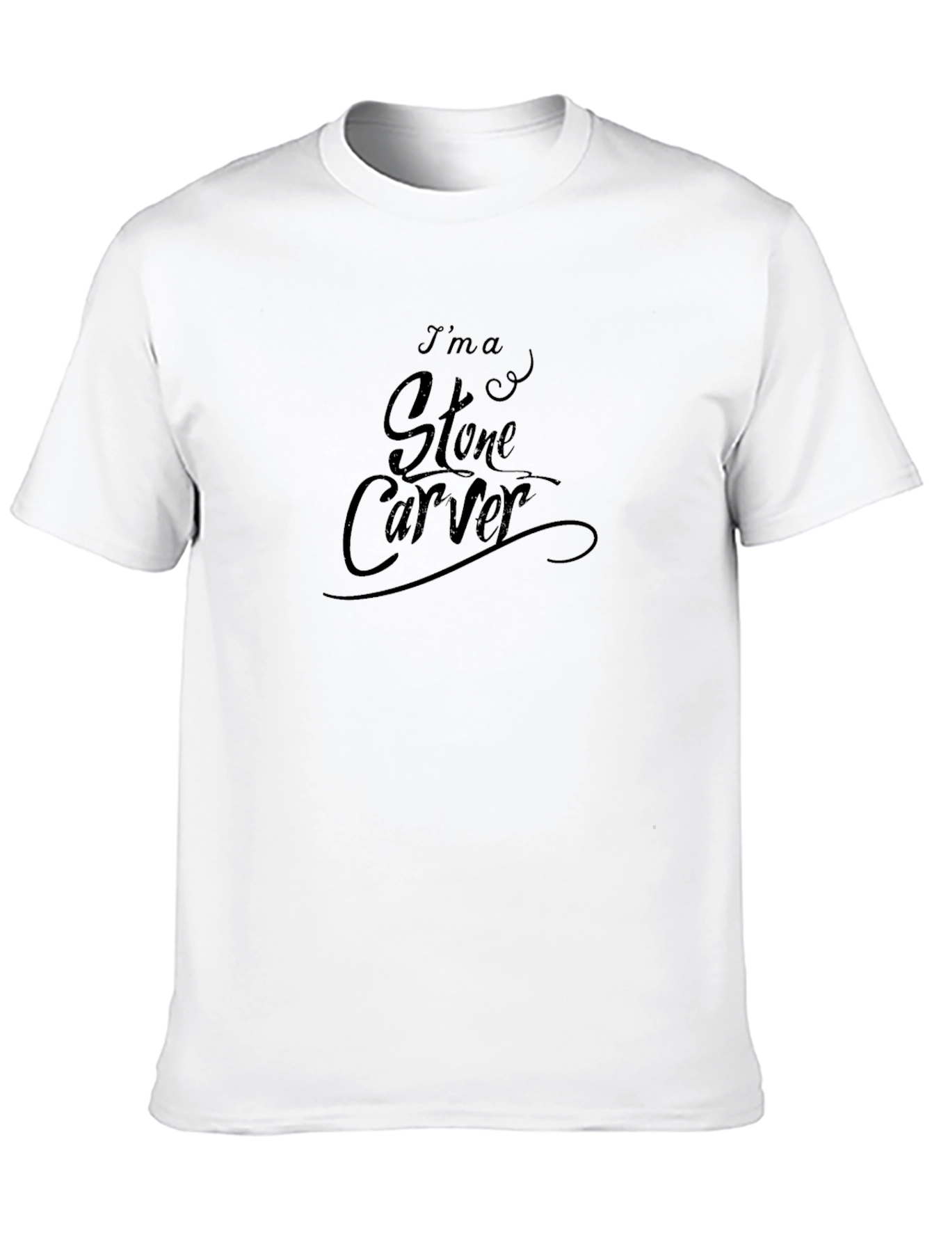 Stone Carver Graphic Tee - Dark Humor T-Shirt