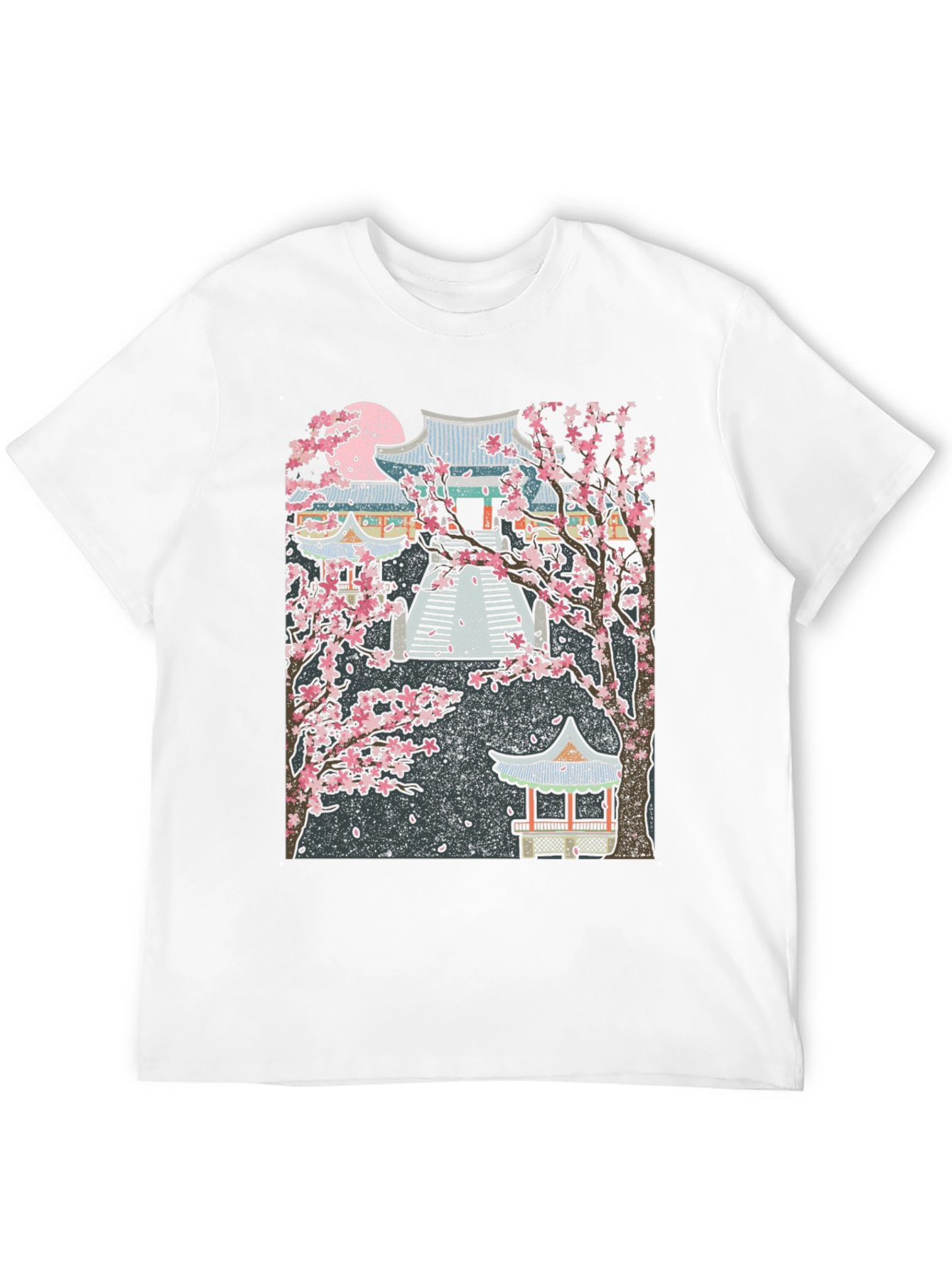 Sakura Temple Black T-Shirt