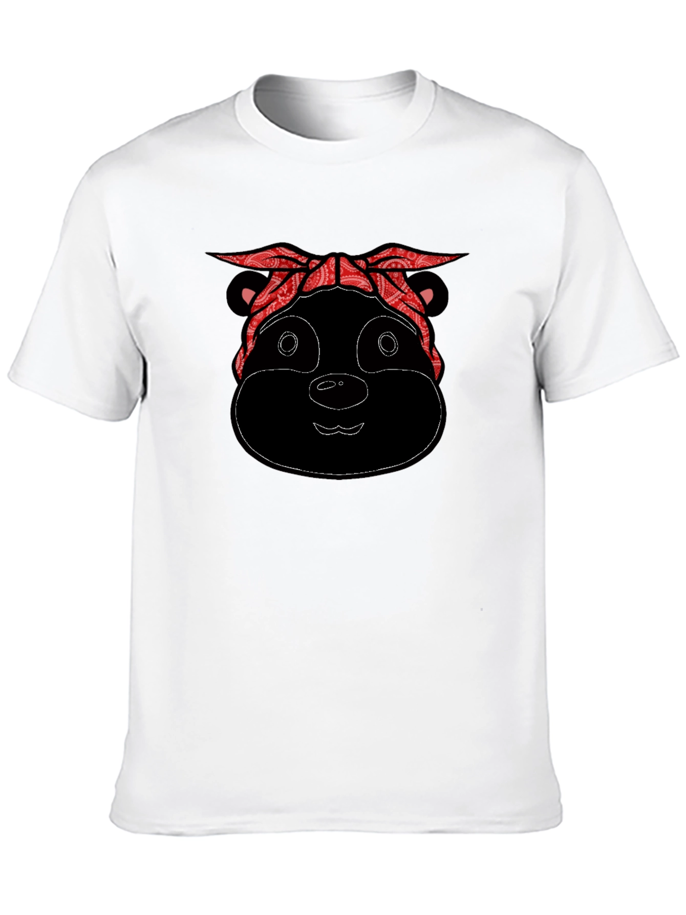 Bandana Bear Black T-Shirt
