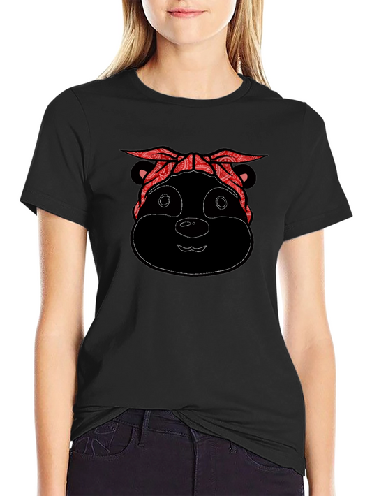 Bandana Bear Black T-Shirt