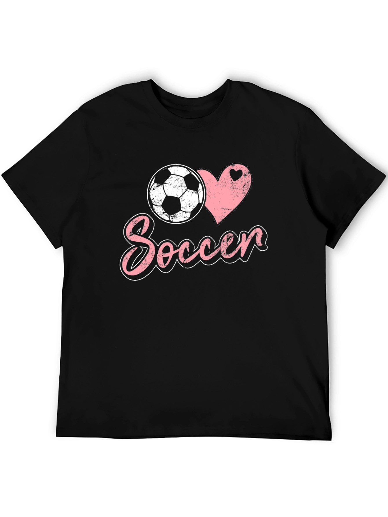 I Love Soccer Graphic T-Shirt