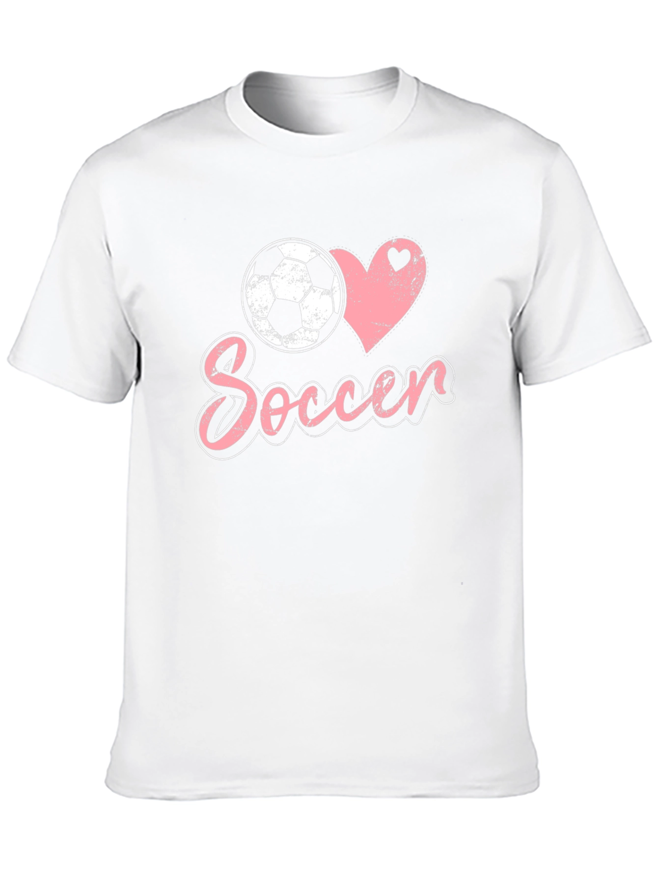I Love Soccer Graphic T-Shirt
