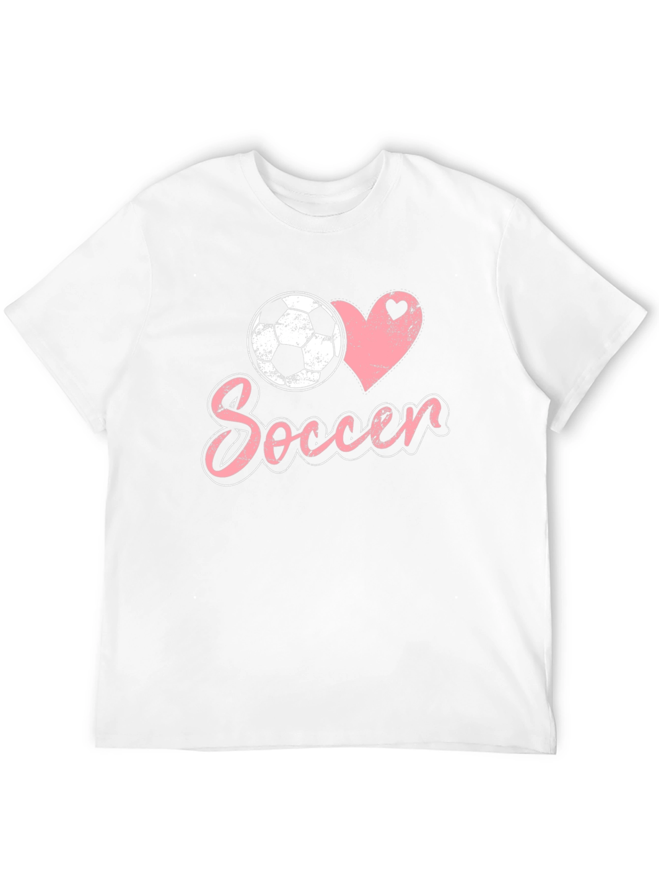 I Love Soccer Graphic T-Shirt