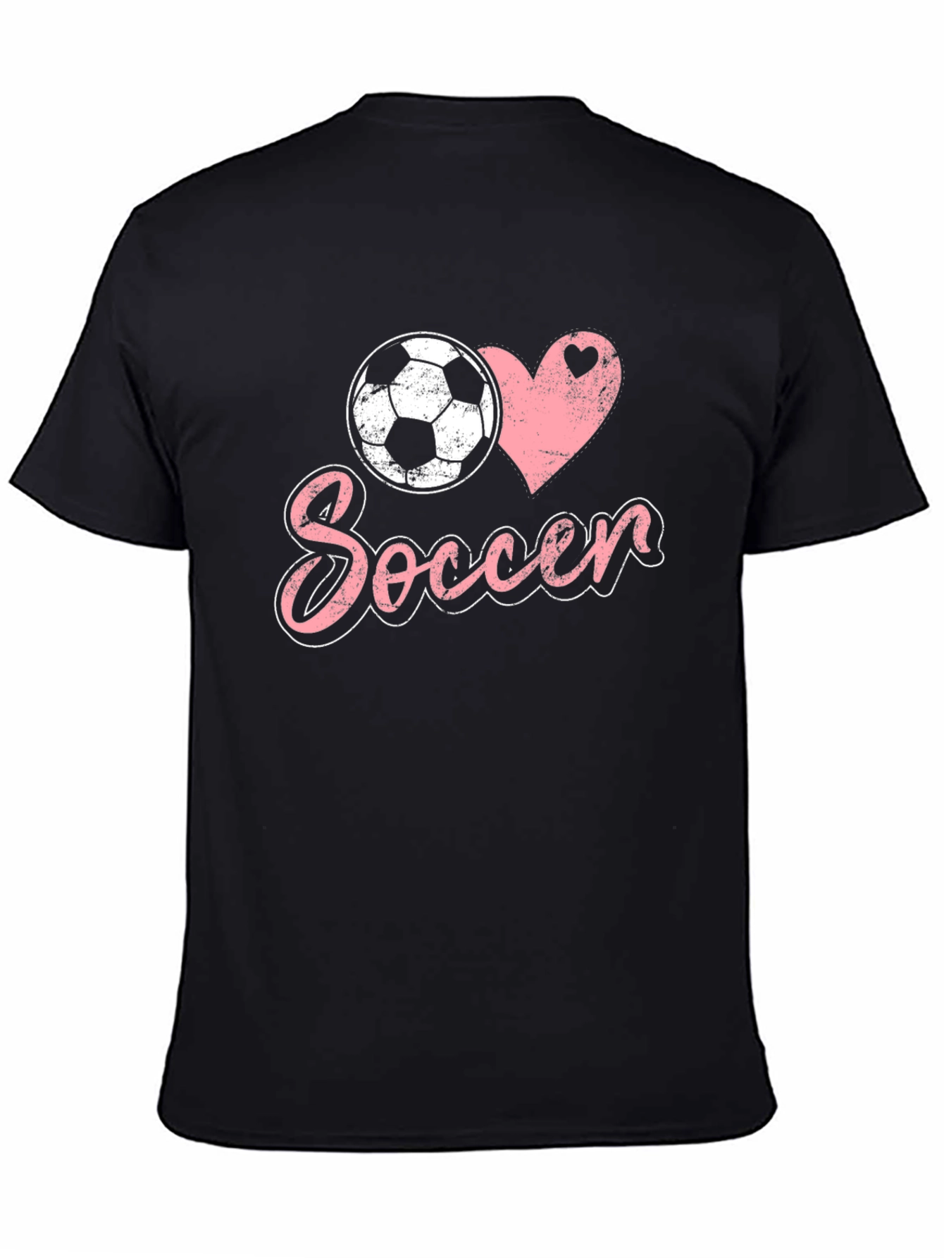 I Love Soccer Graphic T-Shirt
