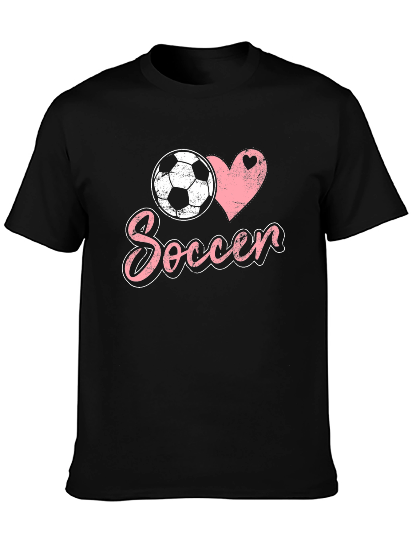 I Love Soccer Graphic T-Shirt