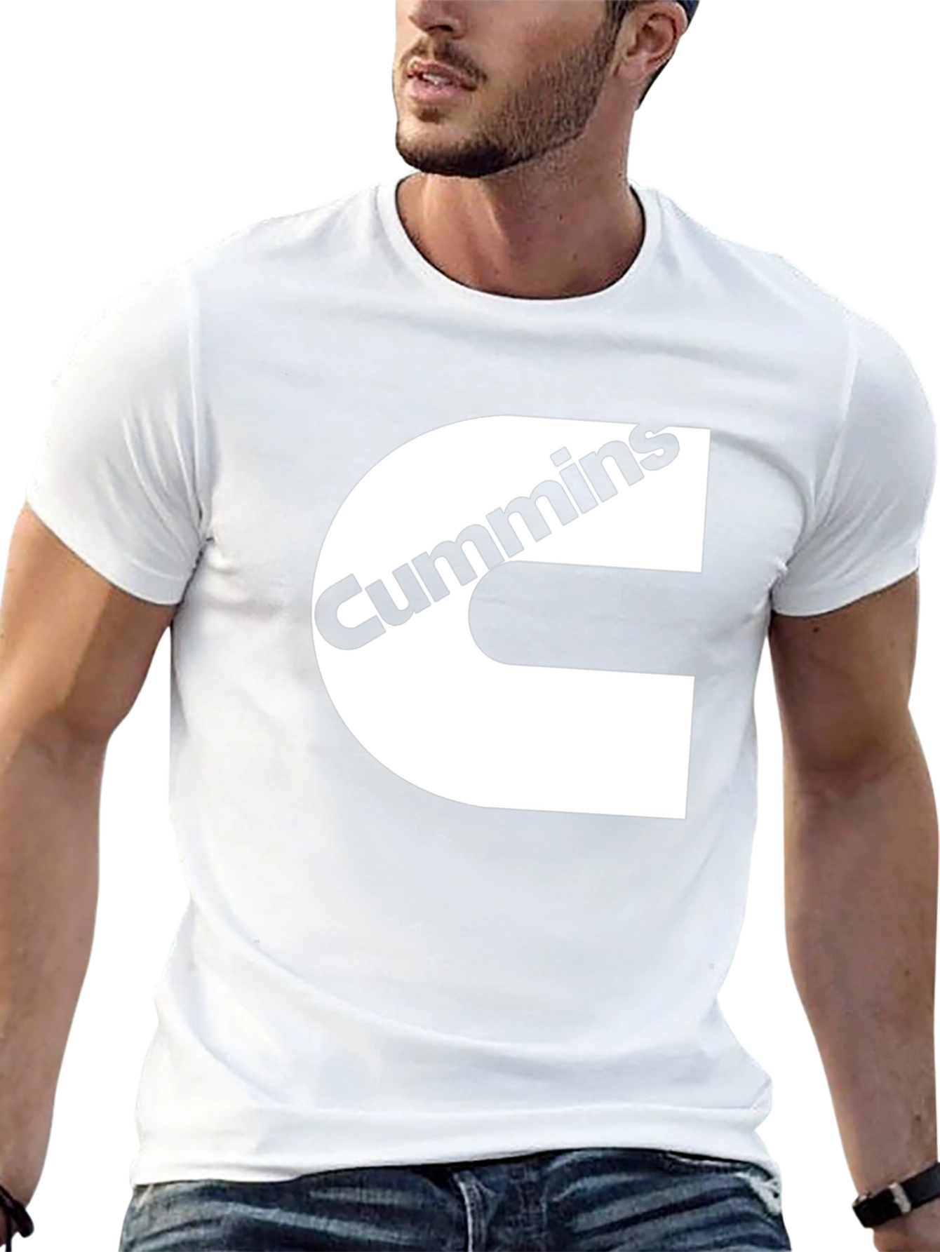 Cummins Logo Black T-Shirt - Diesel Engine Fan Apparel