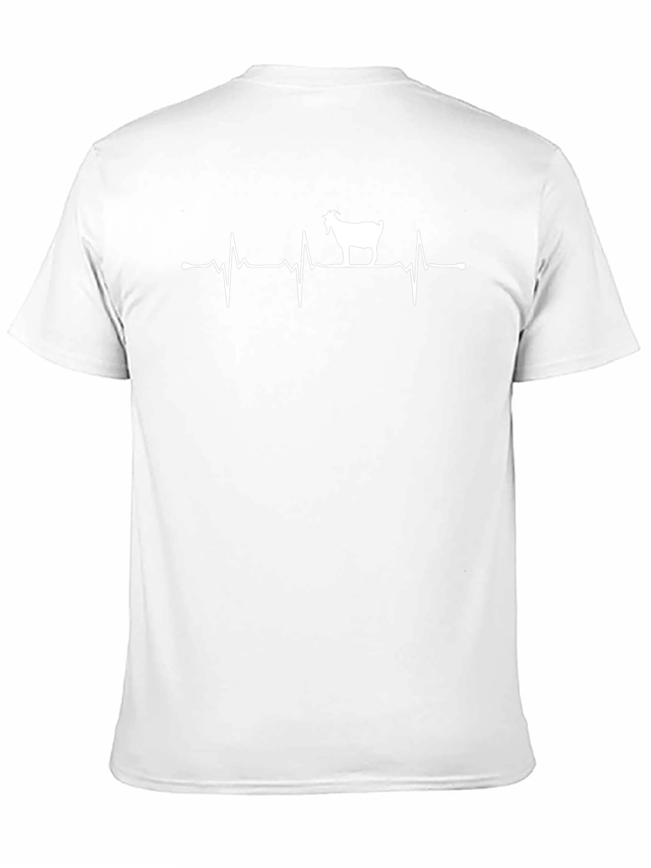 Goat Heartbeat T-Shirt - Black Cotton Tee