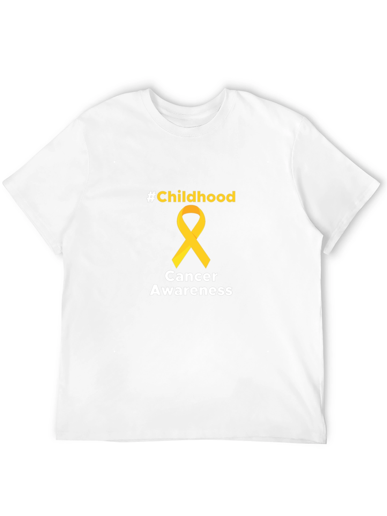 Childhood Cancer Awareness Tee - Black