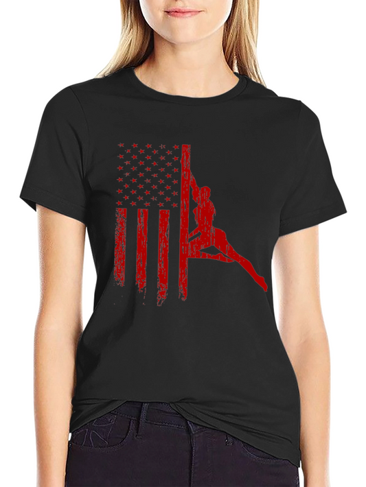 American Flag Pole Dance T-Shirt