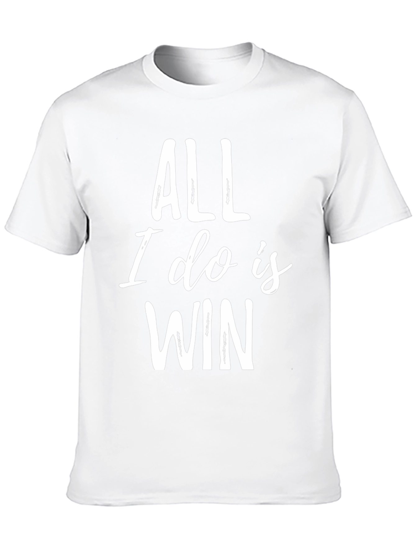 All I Do Is Win Graphic Tee - Black