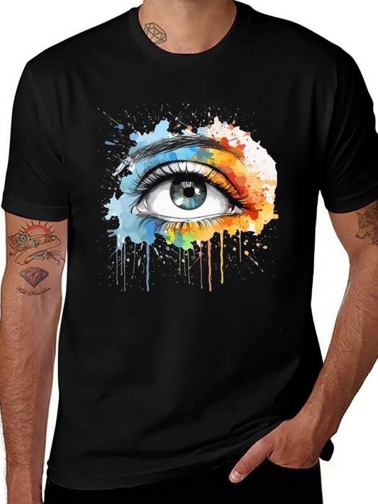 Eye See You Graphic Tee - Artsy Design Soft Cotton