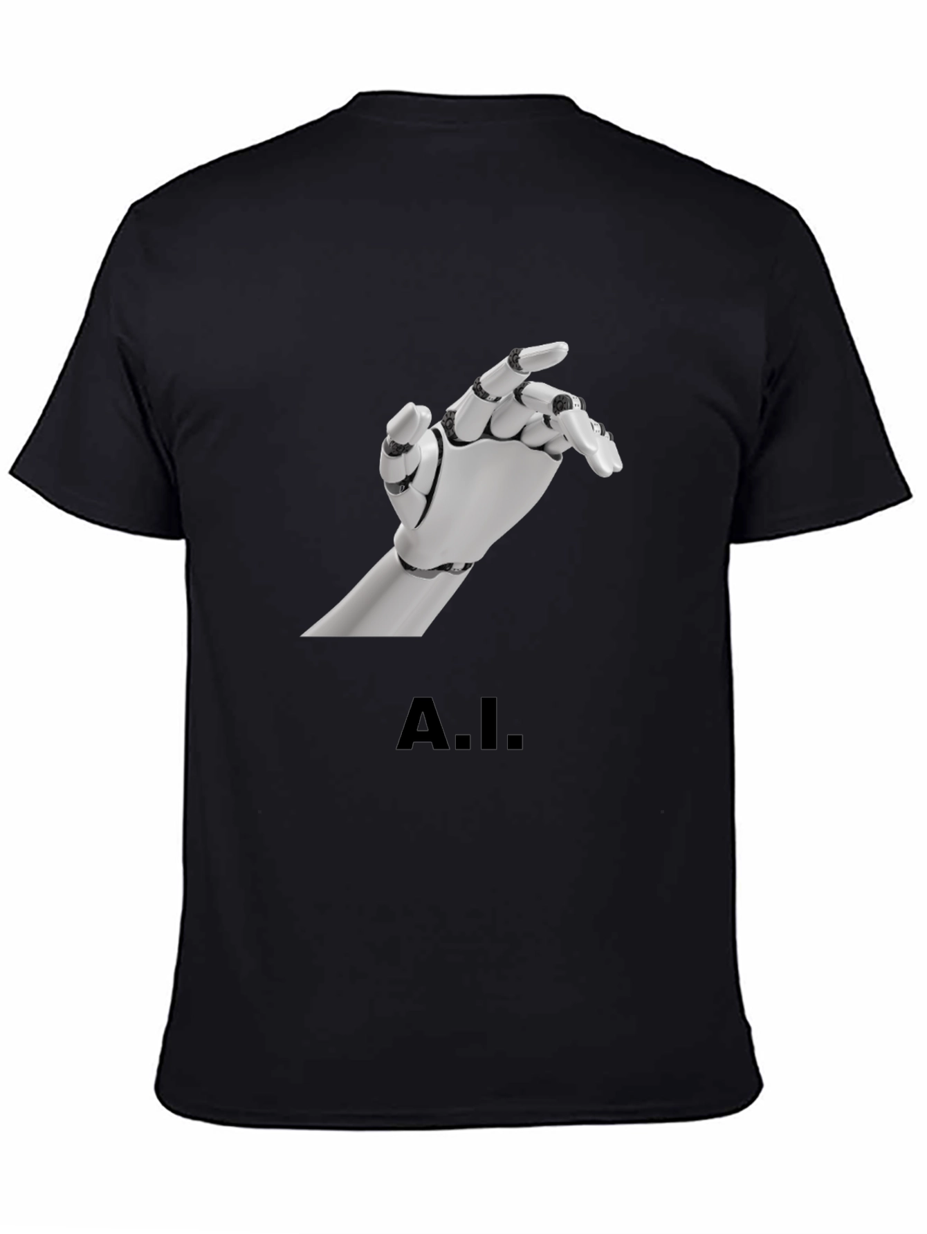 A.I. Robot Hand Graphic T-Shirt - Unique Design
