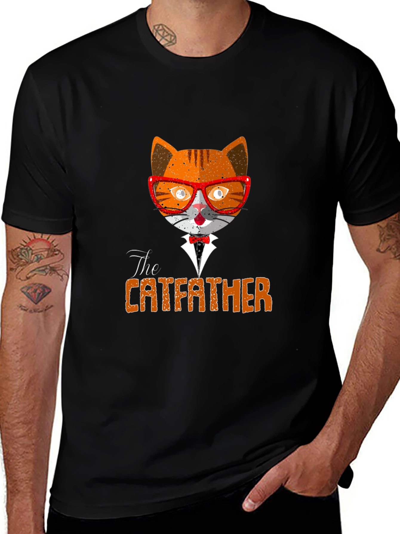 The Catfather T-Shirt - Funny Cat Lover Gift