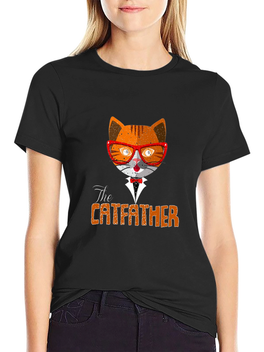 The Catfather T-Shirt - Funny Cat Lover Gift