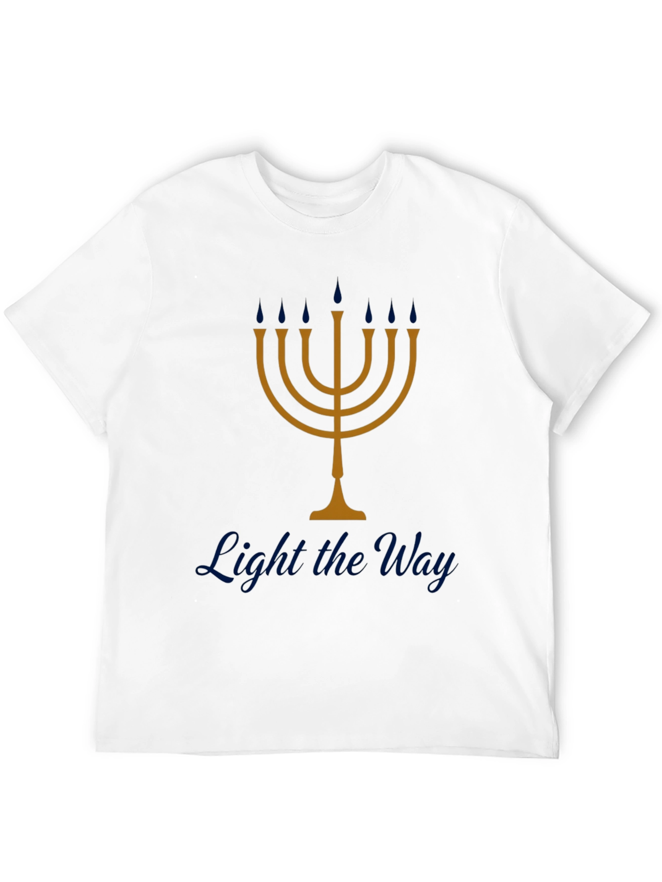 Menorah T-Shirt - Light the Way
