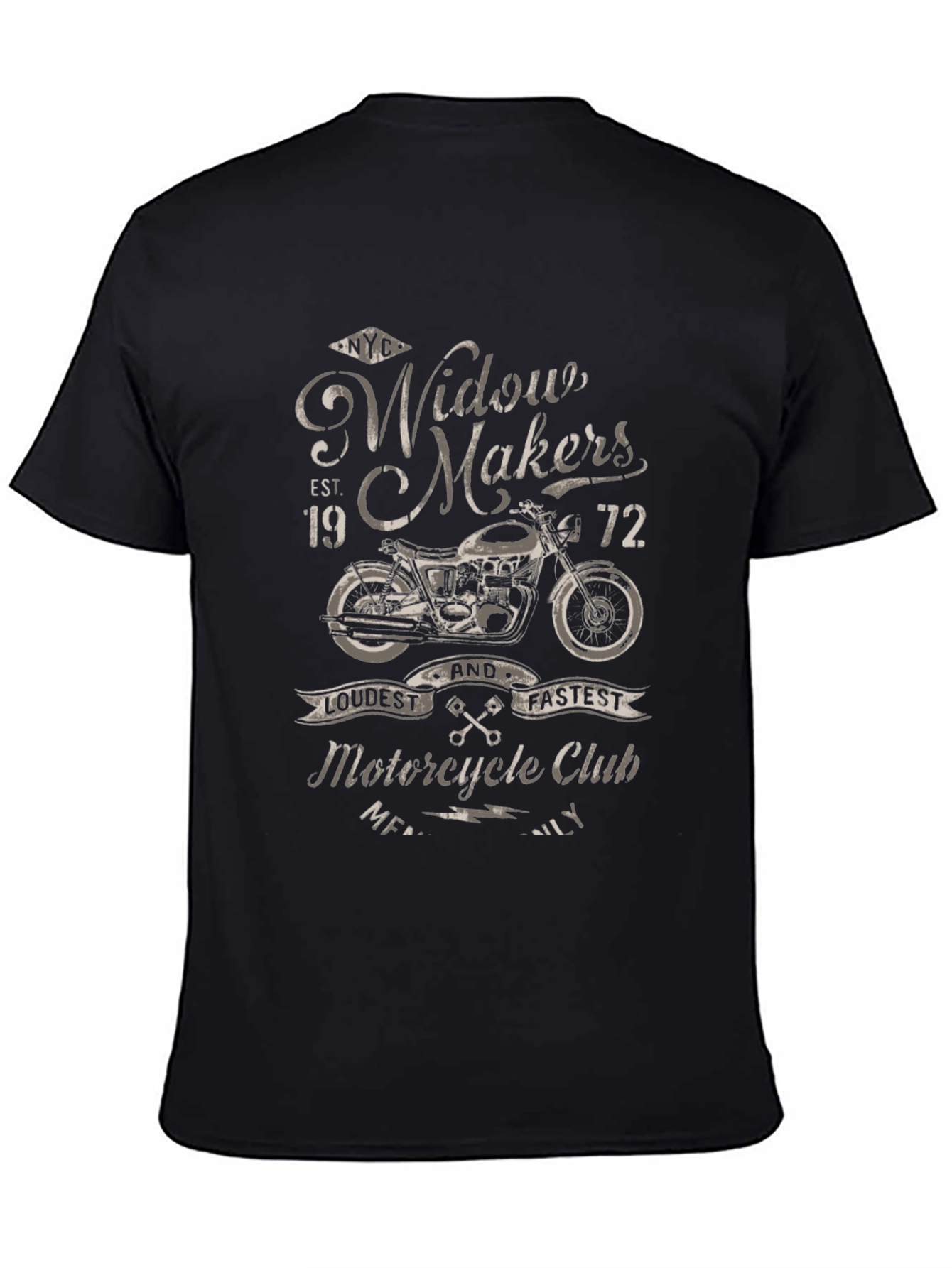 Widow Makers Motorcycle Club Graphic T-Shirt