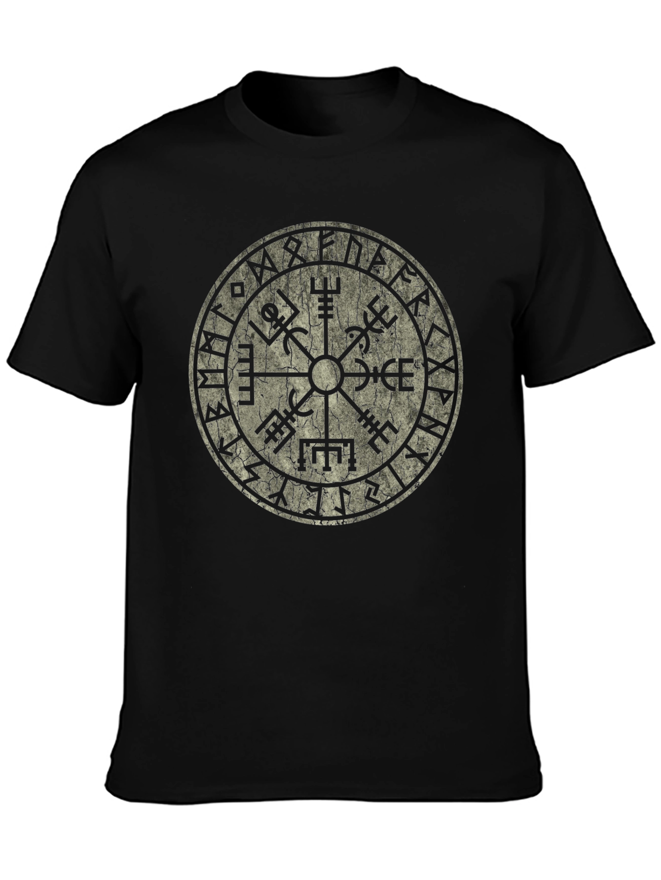 Vegvisir Compass Viking Runes T-Shirt