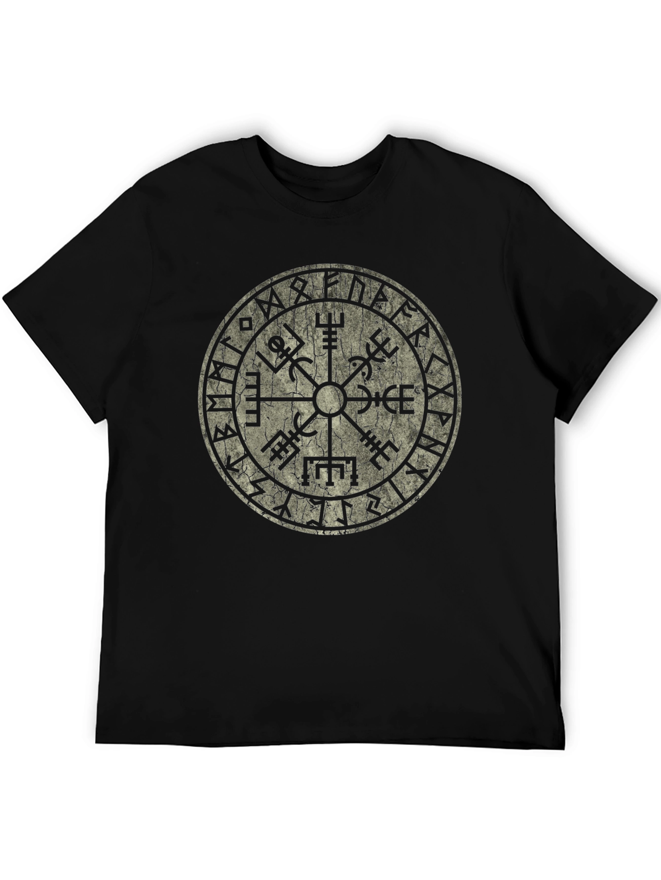 Vegvisir Compass Viking Runes T-Shirt