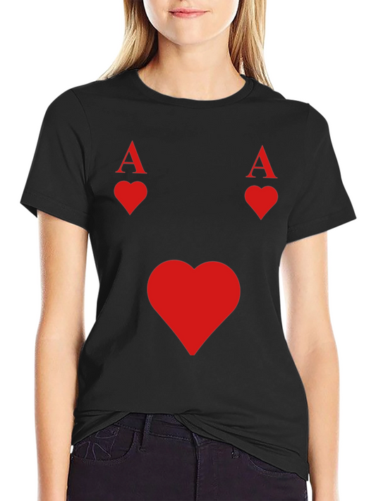 Ace of Hearts Black T-Shirt