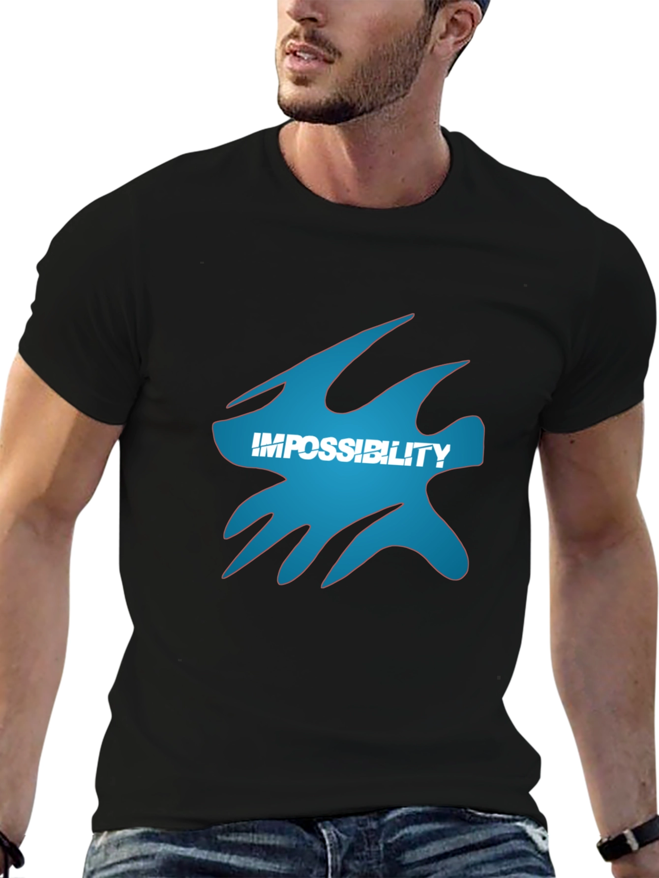 Impossibility Graphic Black T-Shirt