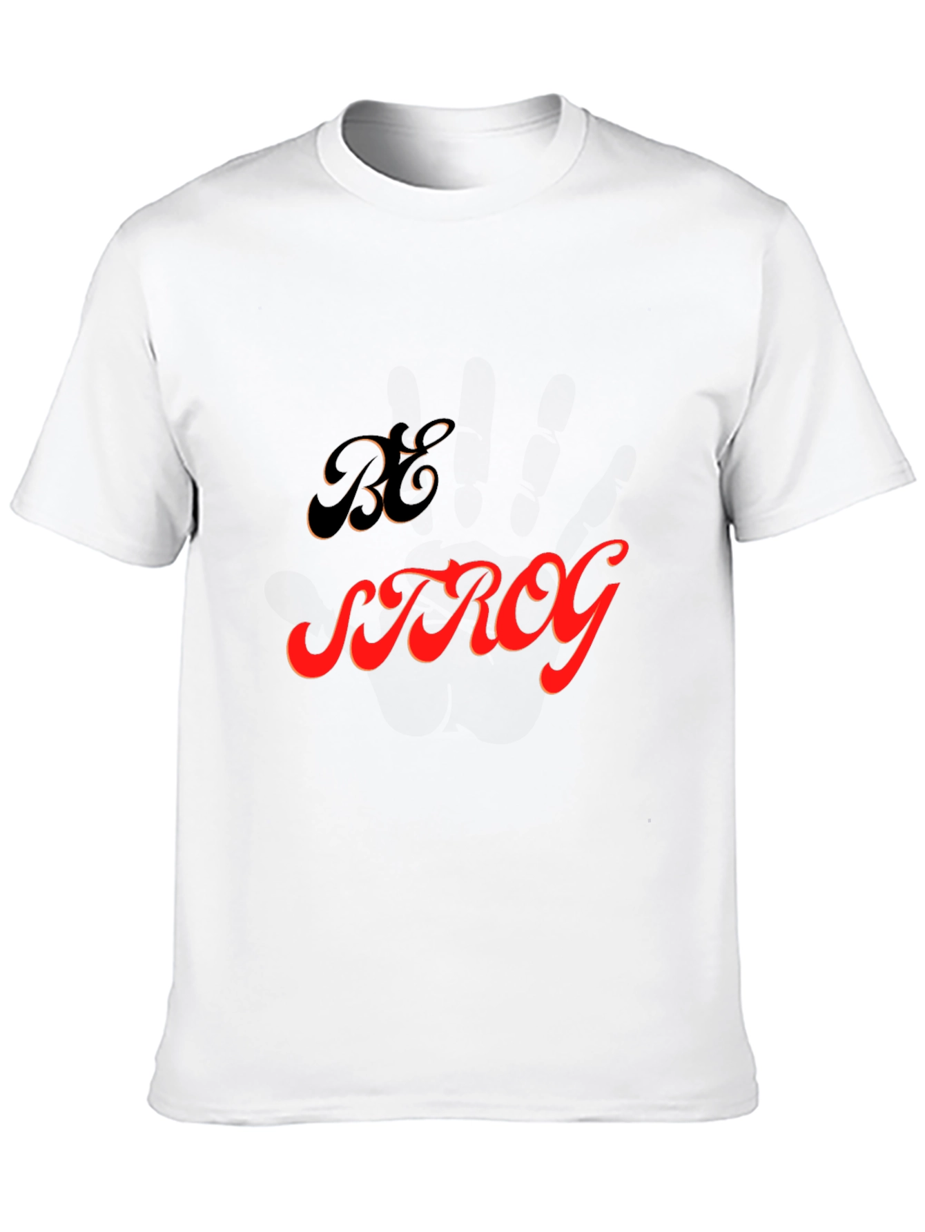 Be Strong Graphic Tee - Mens Black T-Shirt