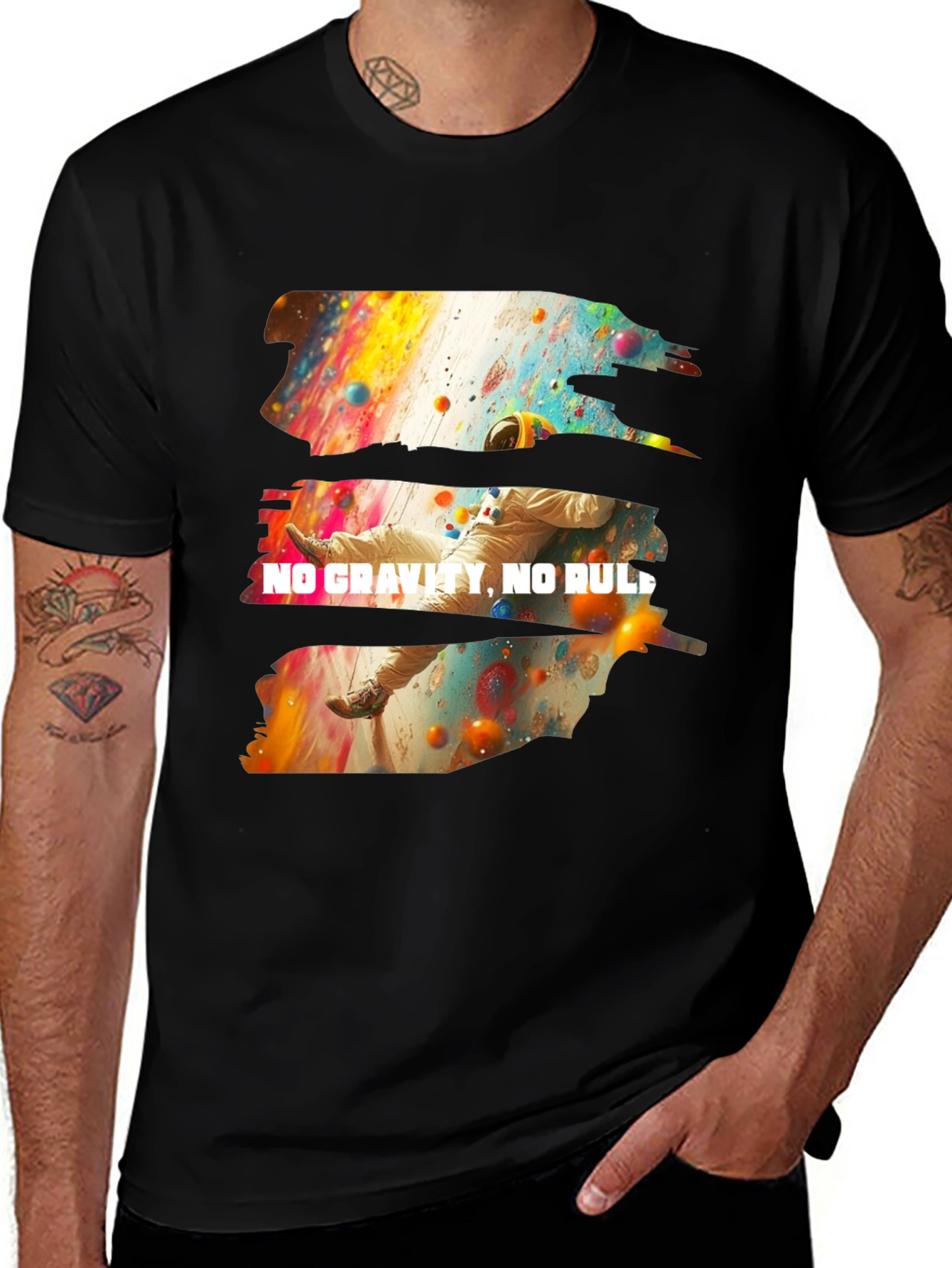 No Gravity No Rules Graphic T-Shirt