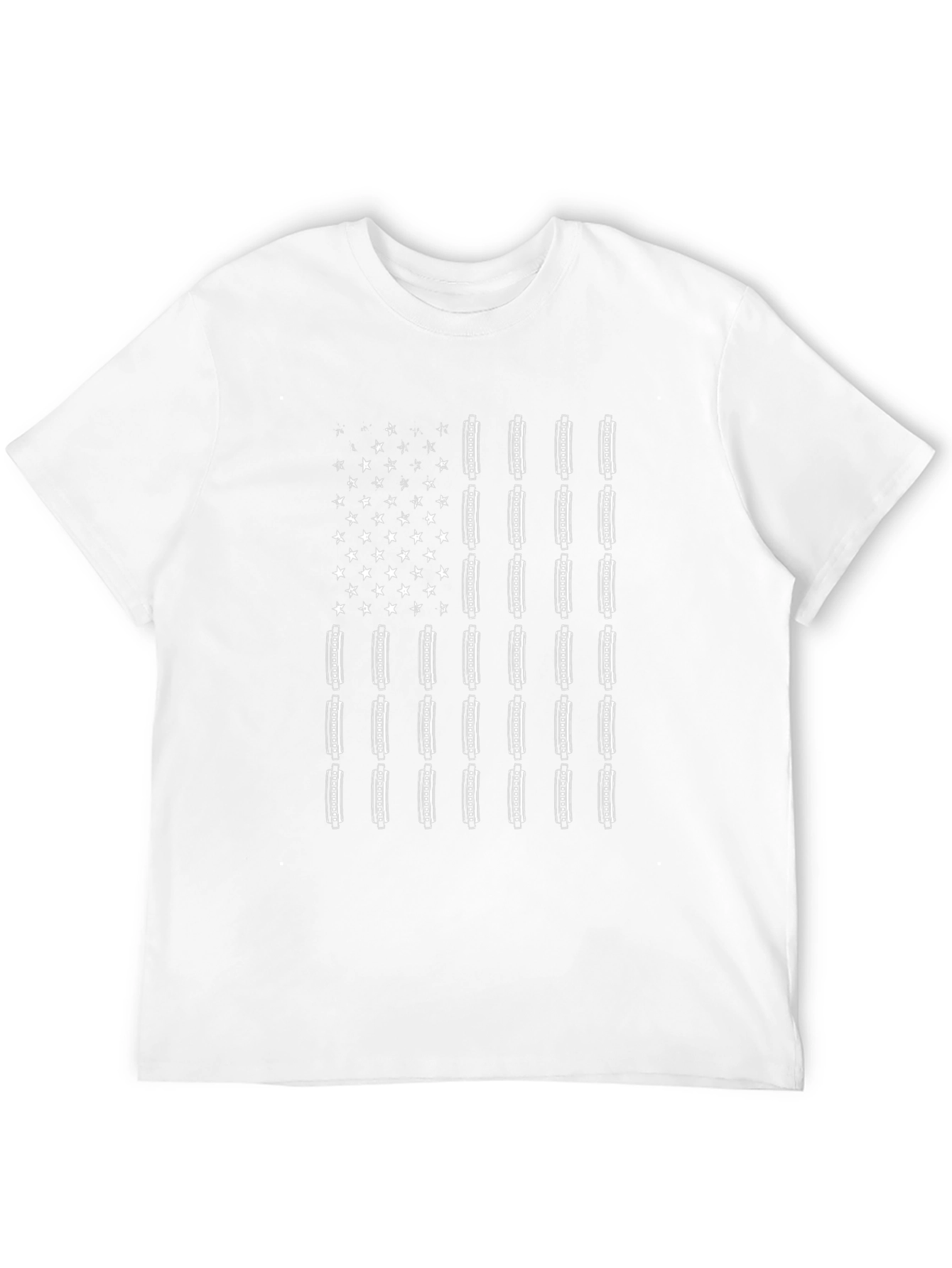 Harmonica American Flag T-Shirt