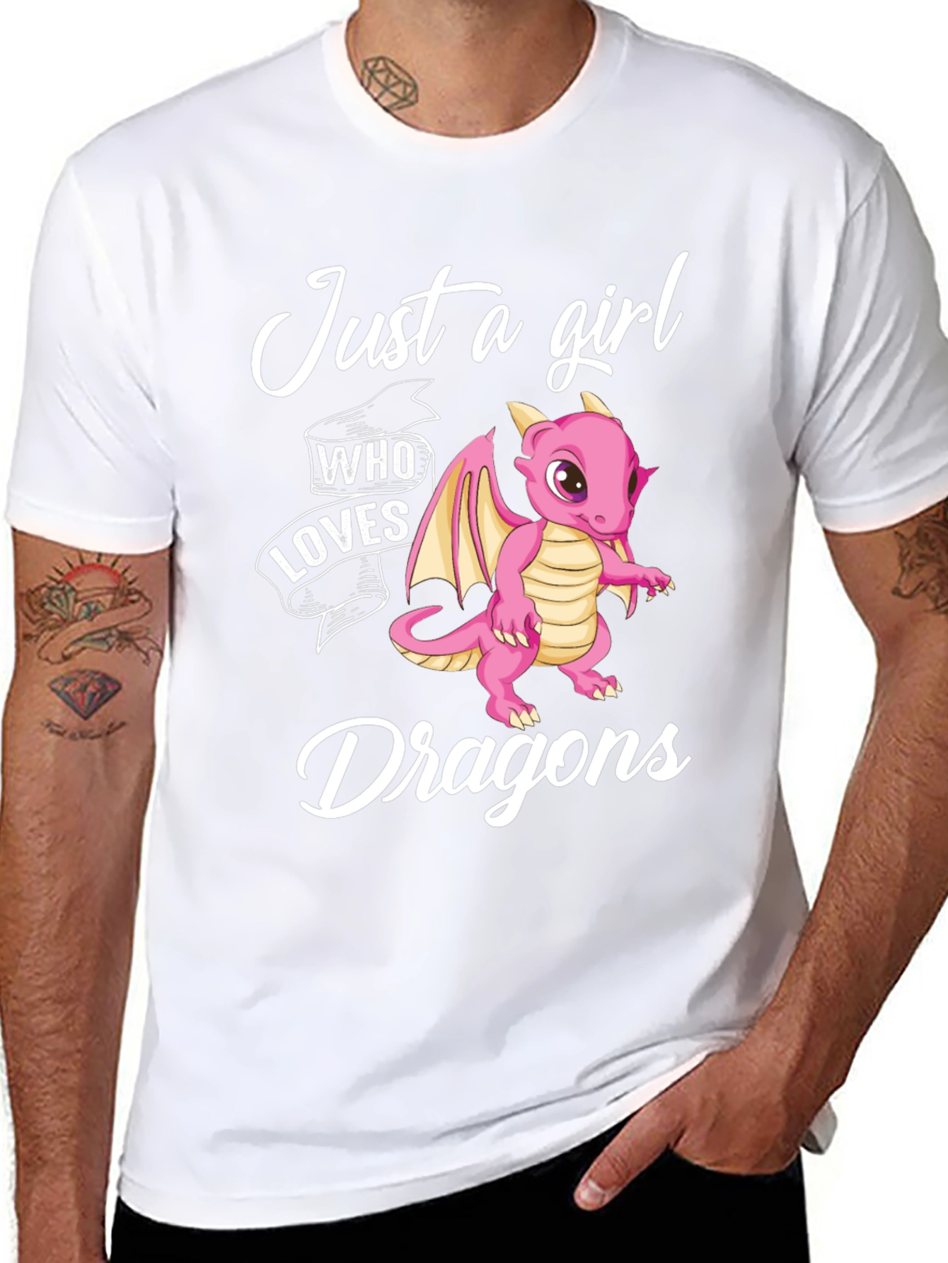 Just a Girl Who Loves Dragons T-Shirt