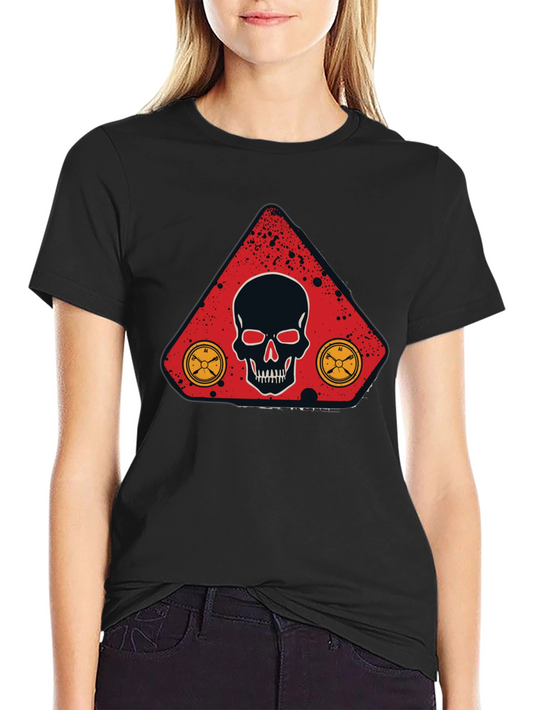 Skull & Compass Graphic Tee - Mens Black T-Shirt