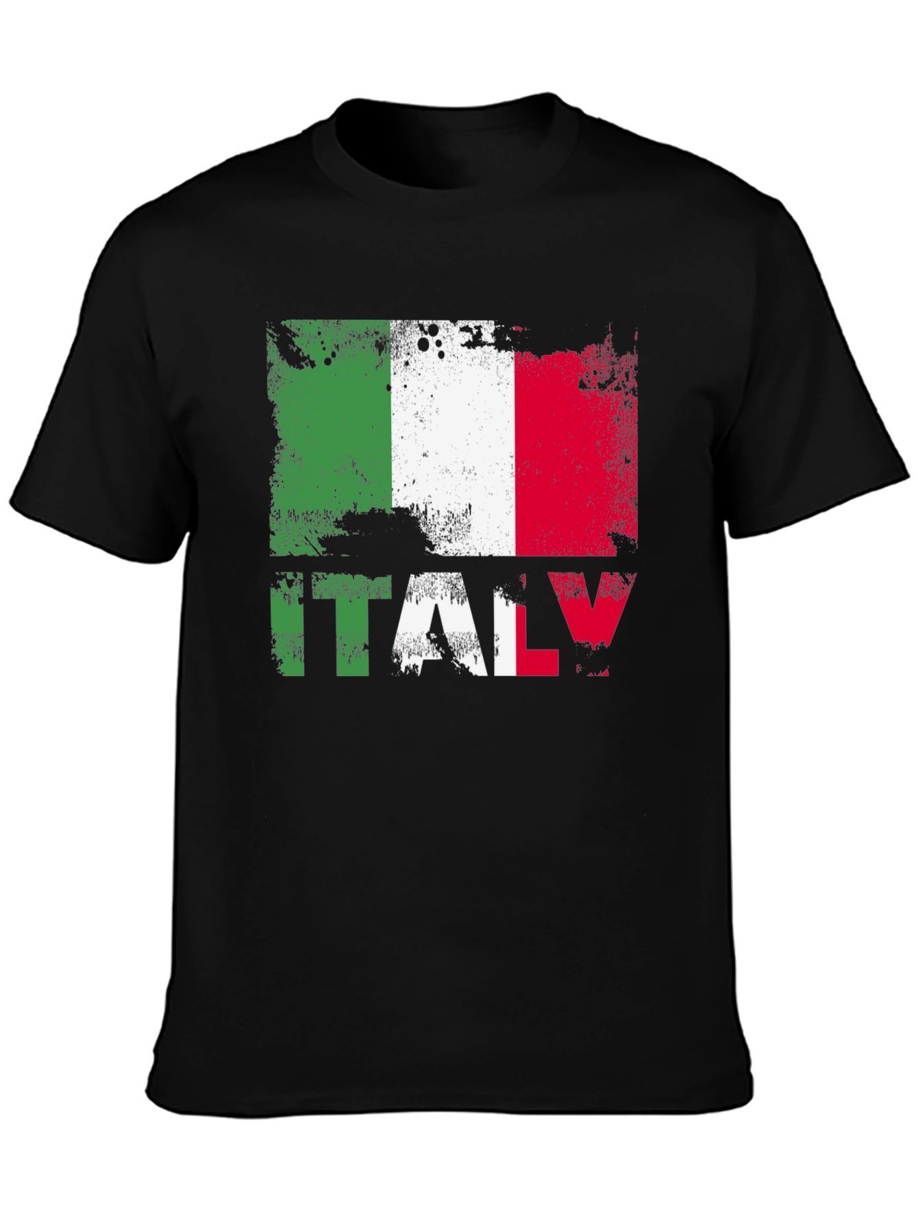 Italy Flag Grunge T-Shirt Italian Pride Tee