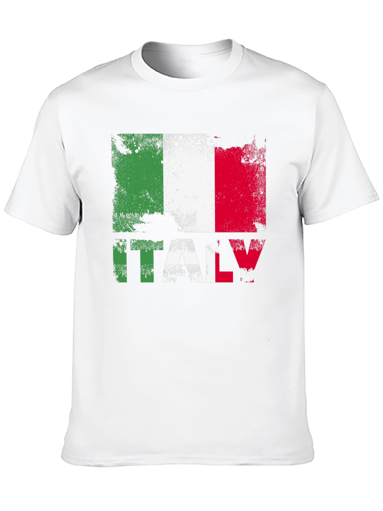 Italy Flag Grunge T-Shirt Italian Pride Tee