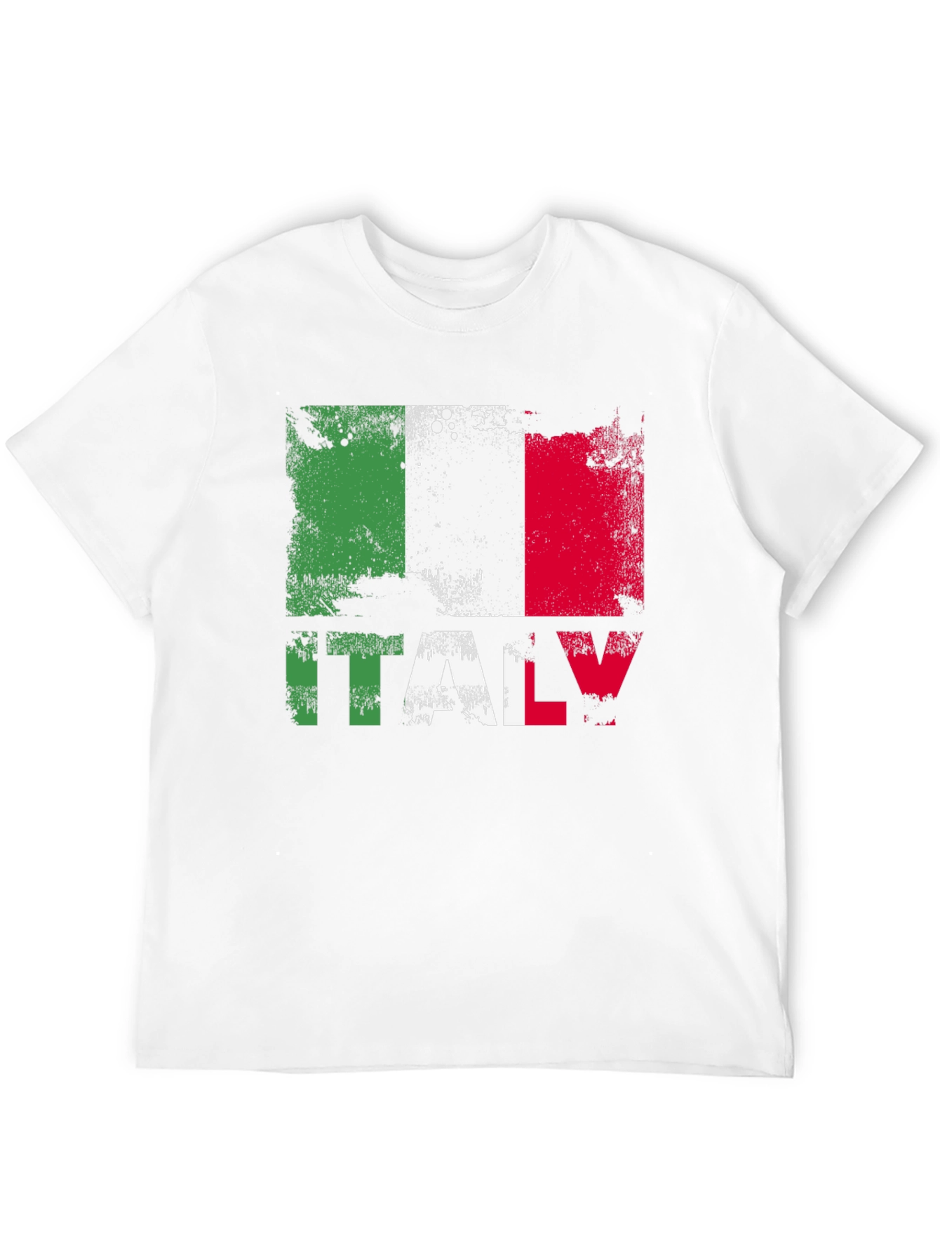 Italy Flag Grunge T-Shirt Italian Pride Tee