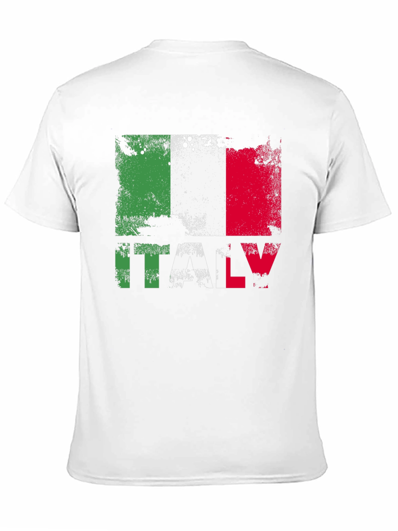 Italy Flag Grunge T-Shirt Italian Pride Tee
