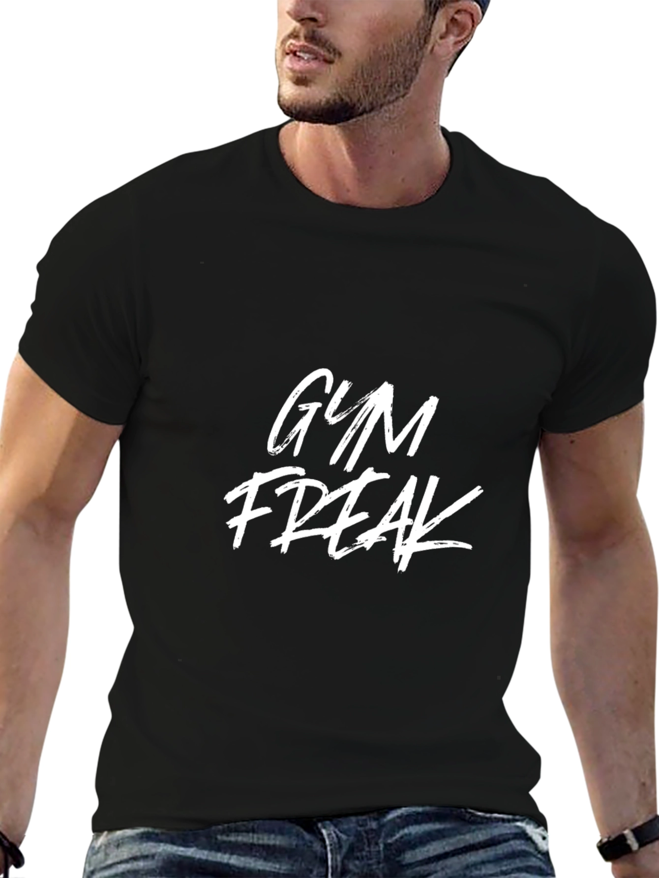 Gym Freak Black T-Shirt