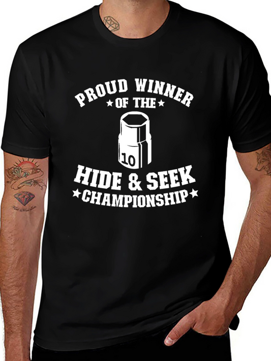 Hide & Seek Champion Black T-Shirt