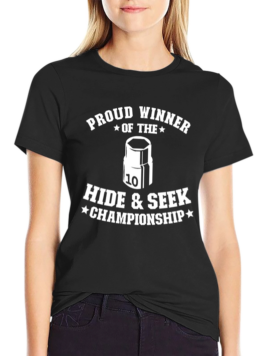 Hide & Seek Champion Black T-Shirt