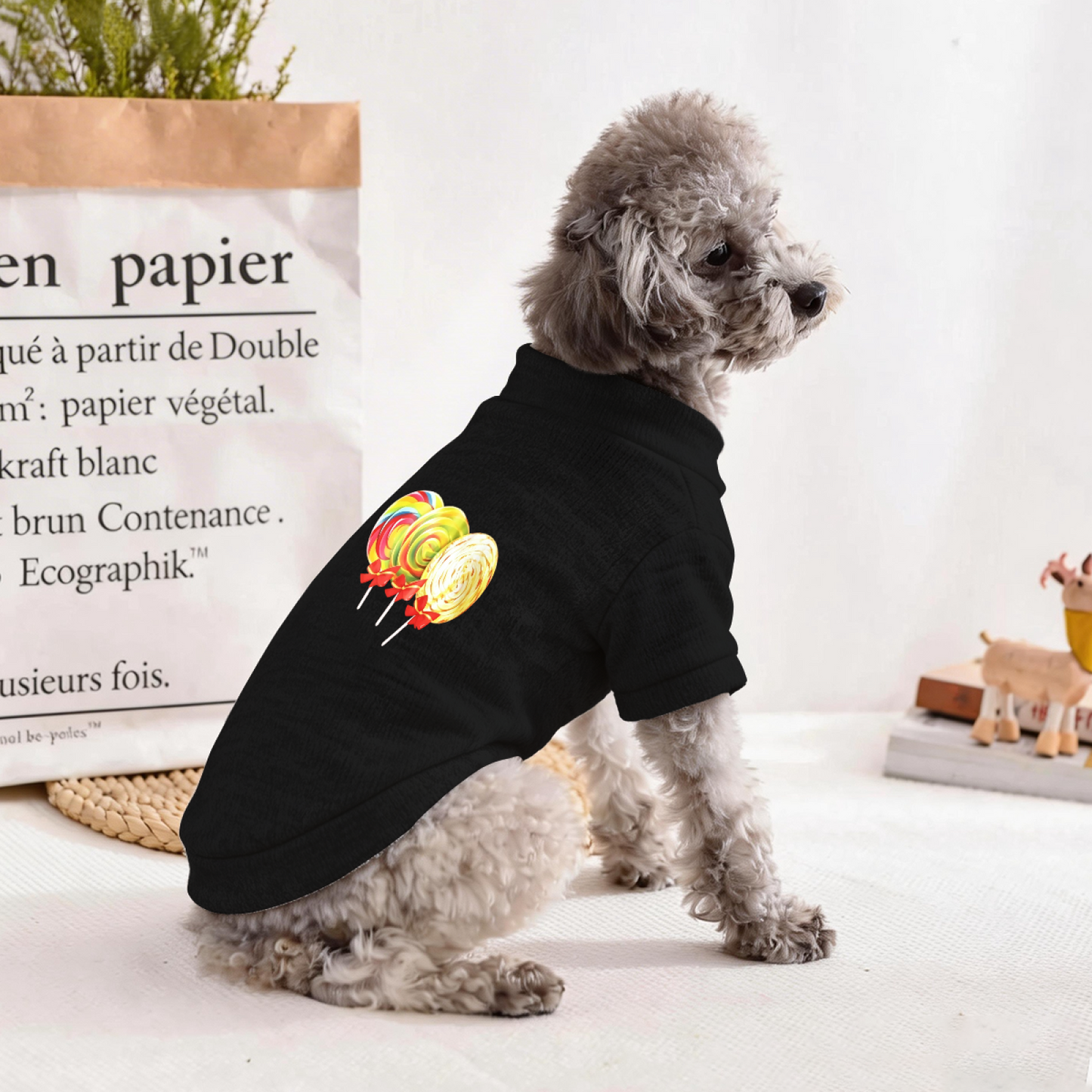 Fresh Trendy Cute Pet Cardigan Sweater